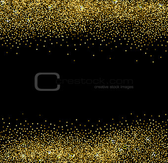 Gold glittering background