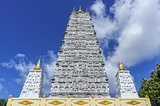 pagoda in the wat suwannapradit Temple in surat thani,thailand