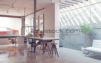kitchen interior 