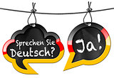 Sprechen Sie Deutsch - Speech Bubbles