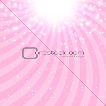Abstract Princess Shiny Star Background Vector Illustration