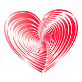 red vector heart