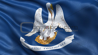 US state flag of Louisiana