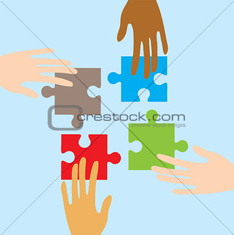 Puzzle hands