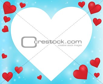 Abstract image with heart theme 5