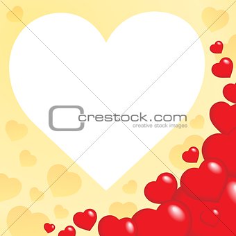 Abstract image with heart theme 6