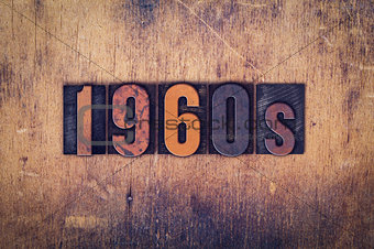 1960s Concept Wooden Letterpress Type