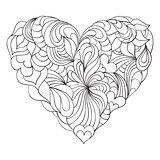 abstract heart on white background