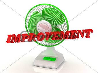 IMPROVEMENT- Green Fan propeller and bright color letters 