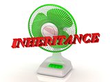 INHERITANCE- Green Fan propeller and bright color letters 