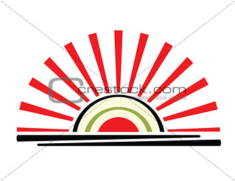 sushi sign or symbol