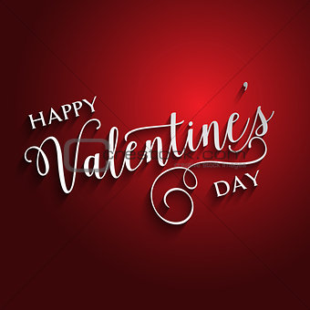 Decorative Valentines Day text design