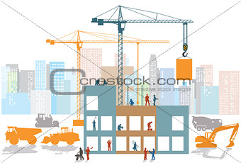 big construction site