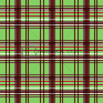 Rectangular seamless pattern in green and brown