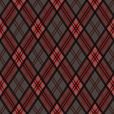 Rhombic seamless pattern in dark colors