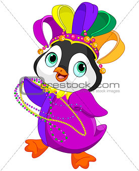 Mardi Gras Penguin 