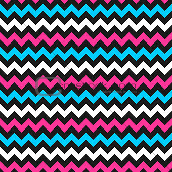 Zigzag color pattern