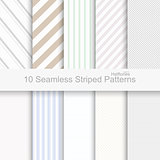 10 Seamless striped patterns