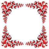 PrintPicture frame silhouette to the Valentine's day. 