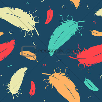 Vector Pattern Feathers
