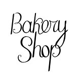 Bakery shop phrase isolated on white background. For your design, announcements,  posters, restaurant menu.