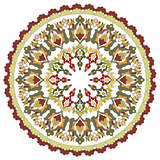Antique ottoman turkish pattern vector design twenty four