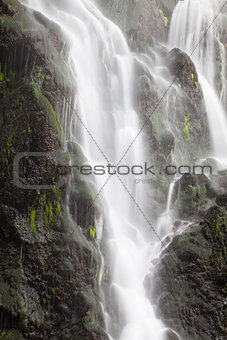 Achada waterfall in Achada, Sao Miguel