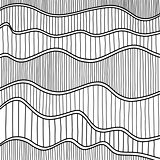 Sketch Wave Abstract Background.