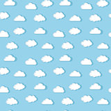 White clouds pattern