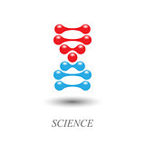 DNA molecule logo.