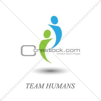 Team humans logo.