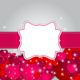 St Valentines  Day Greeting Card Vector Illustration