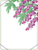 Vector floral background with flowers. EPS10