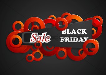 Black friday abstract background