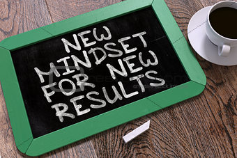 New Mindset for New Results on Chalkboard.