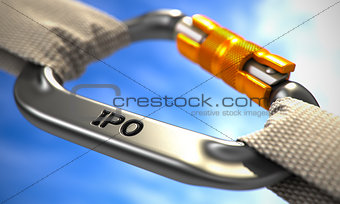 Chrome Carabine Hook with Text IPO.
