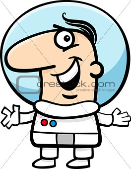 astronaut cartoon illustration