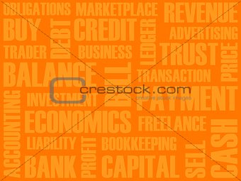 Business words collage