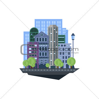 Urban Landscape. Vector Illustration
