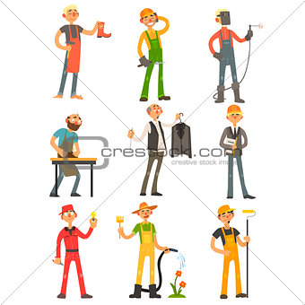 Men Profession Colourful Set