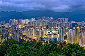 Hong Kong Sha Tin at Night