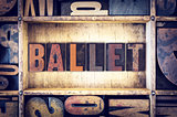 Ballet Concept Letterpress Type