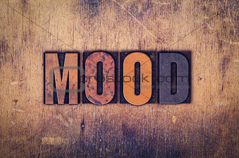 Mood Concept Wooden Letterpress Type