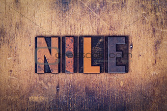 Nile Concept Wooden Letterpress Type