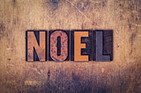 Noel Concept Wooden Letterpress Type