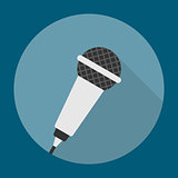 Microphone Icon Flat