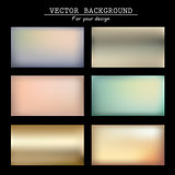 Abstract blurred vector backgrounds