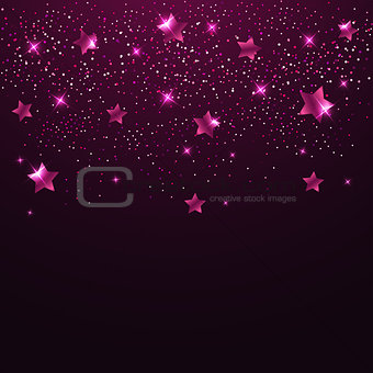 Pink shining stars