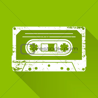 Cassette silhouette icon