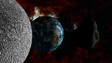 Large Asteroid approaching Earth